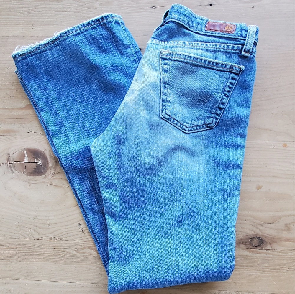 AG Adriano goldschmied boot cut jeans size 29. "The angel" style. Distressed